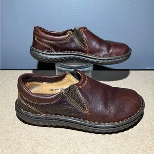 Women’s Born Crown Phoebe Casual Slip On Brown Loafers Size 7 #W6542